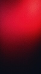 Bold red gradient background with intense color depth, creating a dramatic and striking abstract effect. Grainy gradients style, vintage noise, abstract background