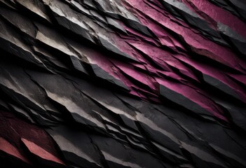 Obraz premium abstract composition dark textured backgrounds featuring rugged surfaces dramatic shadows capturing depth contrast, tone, patterned, design, color, gradient