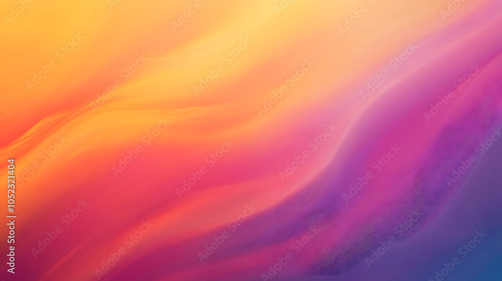 Poster abstract colorful wave background with silk-like texture and soft, flowing motion in vibrant hues of
