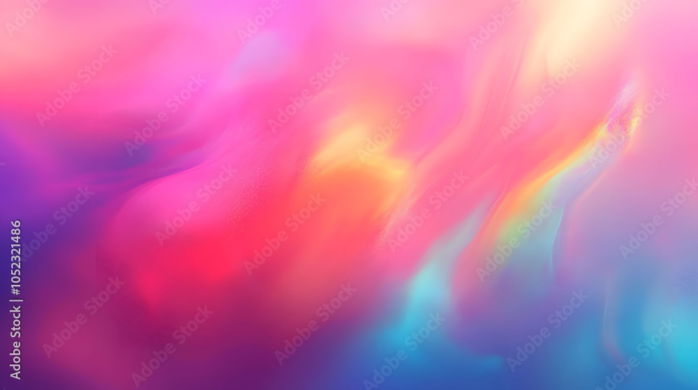 Poster abstract colorful wave background with silk-like texture and soft, flowing motion in vibrant hues of