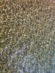 Texture of blue calm water creates a serene and peaceful background. The natural beauty of water reflects the essence of nature, evoking a sense of tranquility reminiscent of the sea.