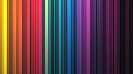 Obraz premium Colorful seamless vector illustration of vertical striped lines in pastel colors, perfect for wallpaper, backdrop, or design