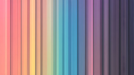 Obraz premium Colorful seamless vector illustration of vertical striped lines in pastel colors, perfect for wallpaper, backdrop, or design