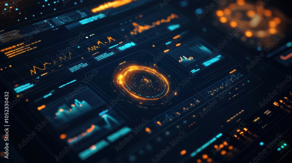 Poster ai-powered business intelligence: ai data processing for accurate, real-time business insights on da
