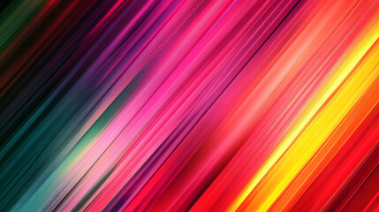 Colorful abstract lines create a vibrant background