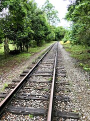 Obraz premium Velha estrada de ferro