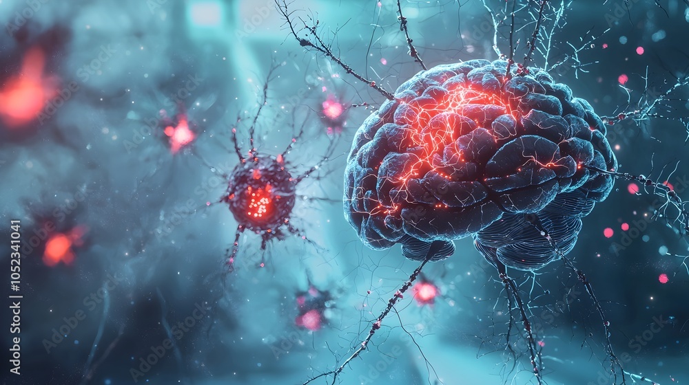 Poster nanorobots repairing damaged neurons and enhancing cognitive functions in the brain