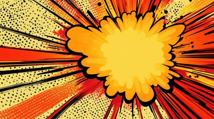 comic background hyp er realistic