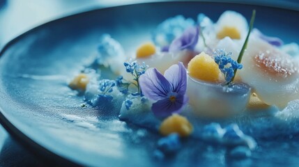 Edible Flowers and Delicate Food Plating: A Culinary Masterpiece