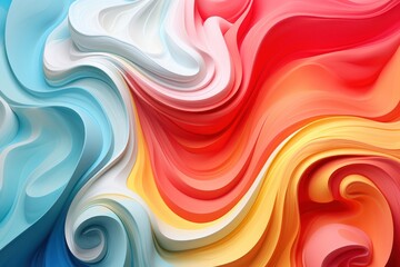 Pattern swirl red art. Image .