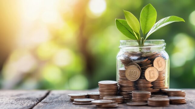 Personal finance and inflation: A personal finance coach advising clients on how to adjust their savings, investments, and spending to cope with inflation, highlighting practical, everyday strategies.