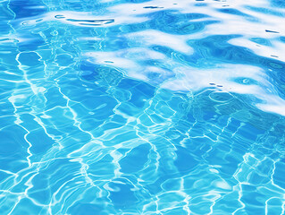 Obraz premium Serene Blue Water with Gentle Ripples