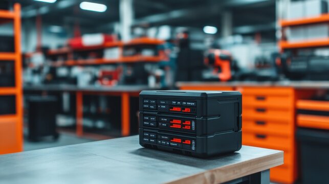 High Energy Battery Power Tool Set in Workshop