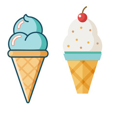 Ice Cream Cones.







