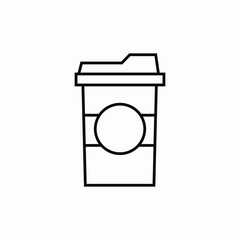 take away coffee icon sign vector