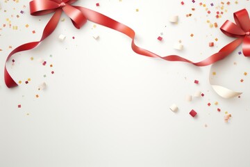 Confetti backgrounds ribbon celebration.