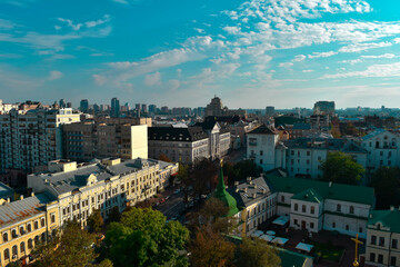 Top view of Kiev