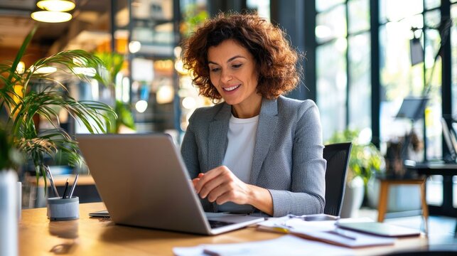 Woman Conducting Video Call for Business Purposes
