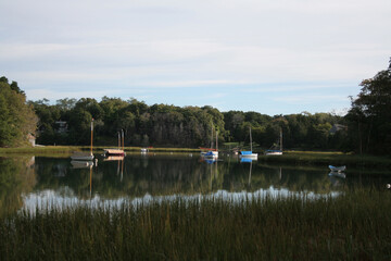 Sailboats at Kents Point Orleans MA