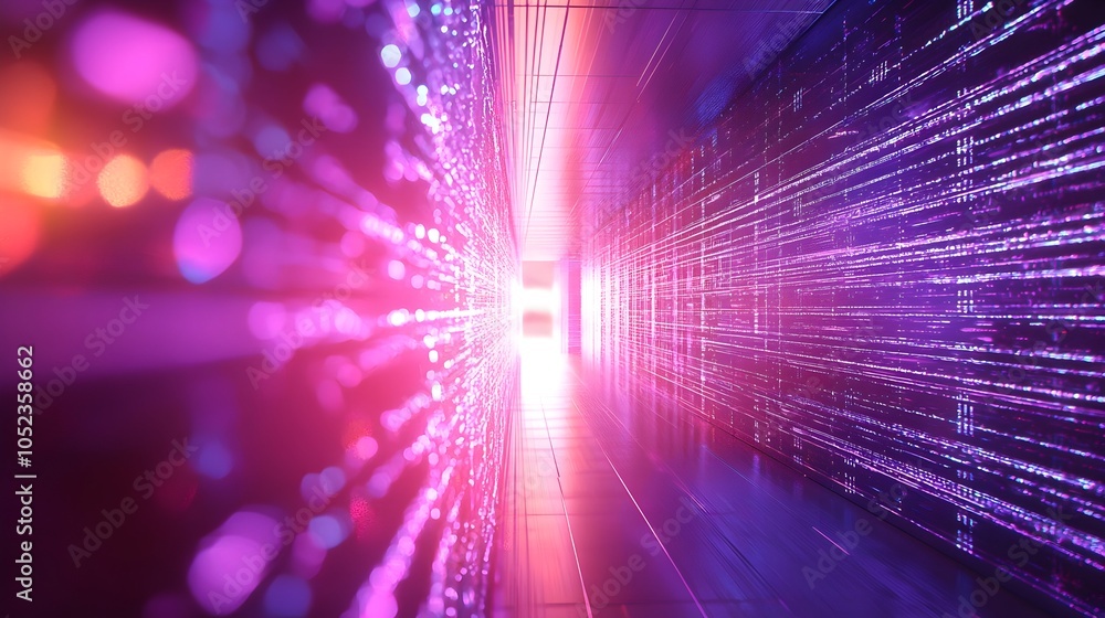 Poster impenetrable quantum internet security system protecting sensitive data