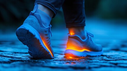 ankle pain while walking affecting a person with foot strain or joint discomfort, requiring wellness therapy, pain management, injury care, and recovery solutions for better health