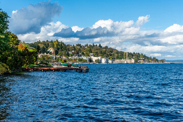Fototapeta premium :Lakw Washington Condos