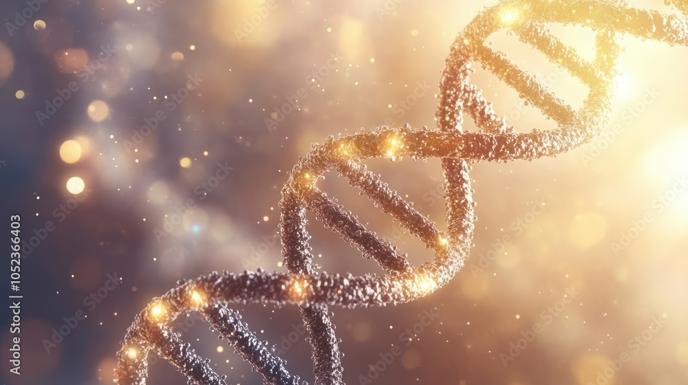 Poster molecular background with dna. network with connecting dots and lines.