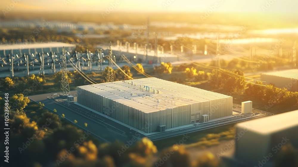 Poster battery storage facility connected to smart grid for efficient energy management and optimization