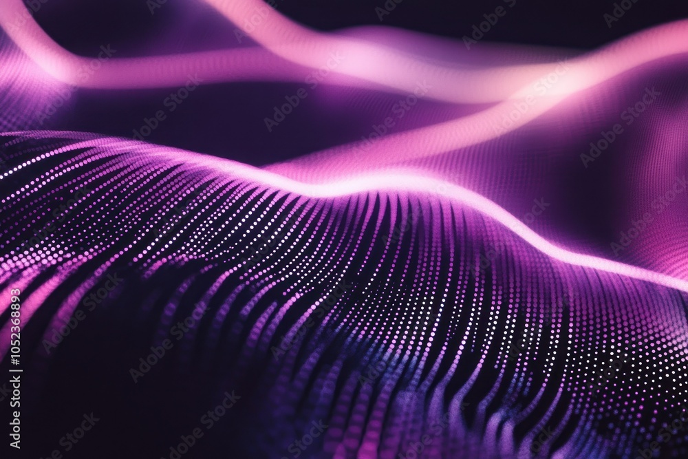 Poster Vibrant Abstract Design with Spiral Patterns