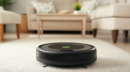 Robotic Vacuum Cleaner Navigating Home Environment