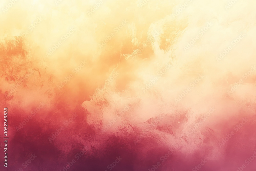 Poster warm soft gradient background with ethereal tones