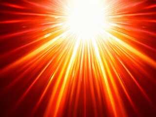 Obraz premium Bright light shining through red background with radial blur effect
