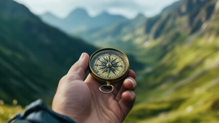 Pfeil von Kompass zeigt auf Coaching