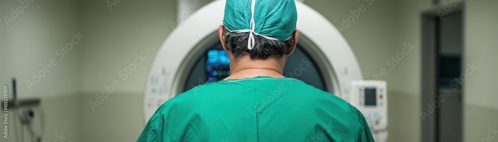 Poster patient in non-invasive imaging scan procedure