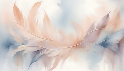 abstract background with feathers