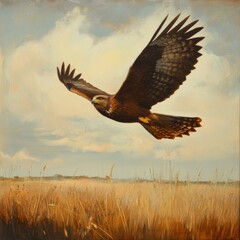 Bird: Western Marsh Harrier