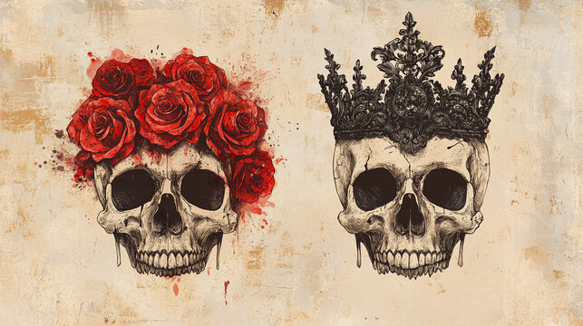 Skull Queen Images – Browse 6,623 Stock Photos, Vectors, and
