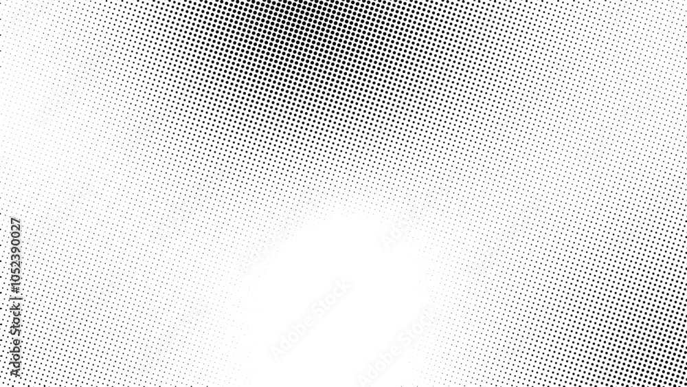 Poster halftone backdrop with noise effect. dotted gradient, smooth dots spraying and halftones dot backgro