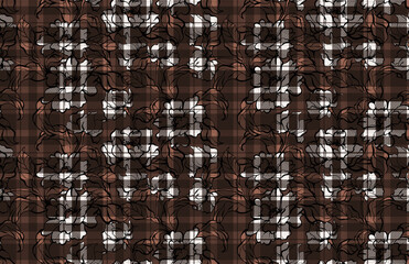 dark and white colour seamless pattern, line