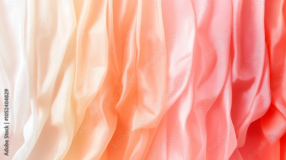 Poster A gradient that fades from a soft coral to a creamy beige, creating a warm and inviting background.