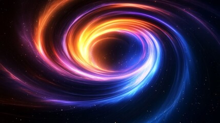 Obraz premium Mesmerizing energy waves create a captivating visual experience.