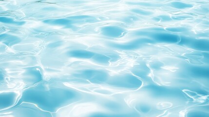 Obraz premium Serene blue water surface with gentle ripples, captivating aquatic scene deep