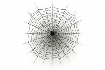 Fototapeta premium Spider web backgrounds white background concentric.