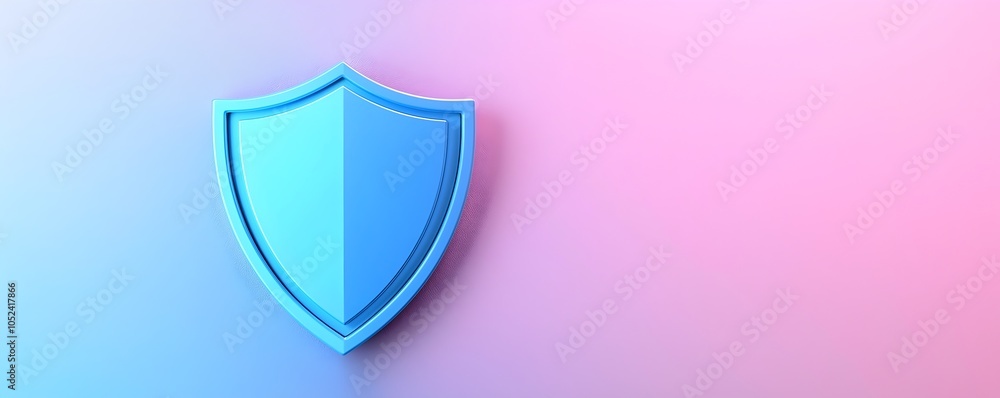 Poster vibrant digital firewall and security shield - protect your online presence with a secure internet g