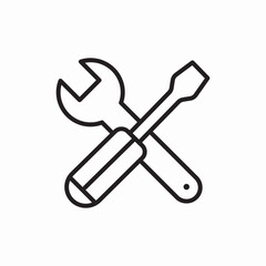 service tool icon sign vector