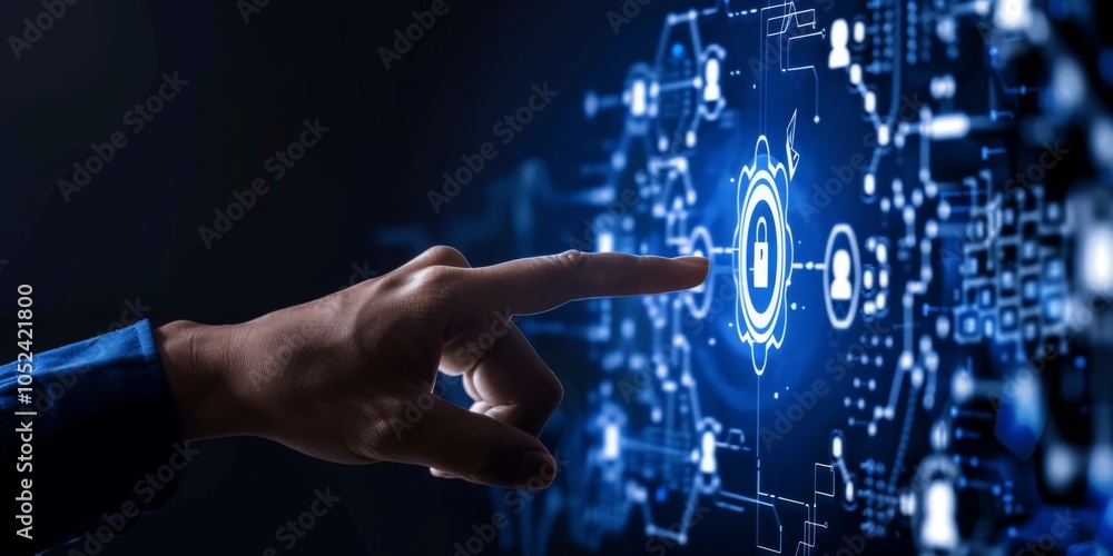 Poster virtual button pressing: a visual representation of integration