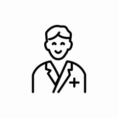 man doctor icon sign vector