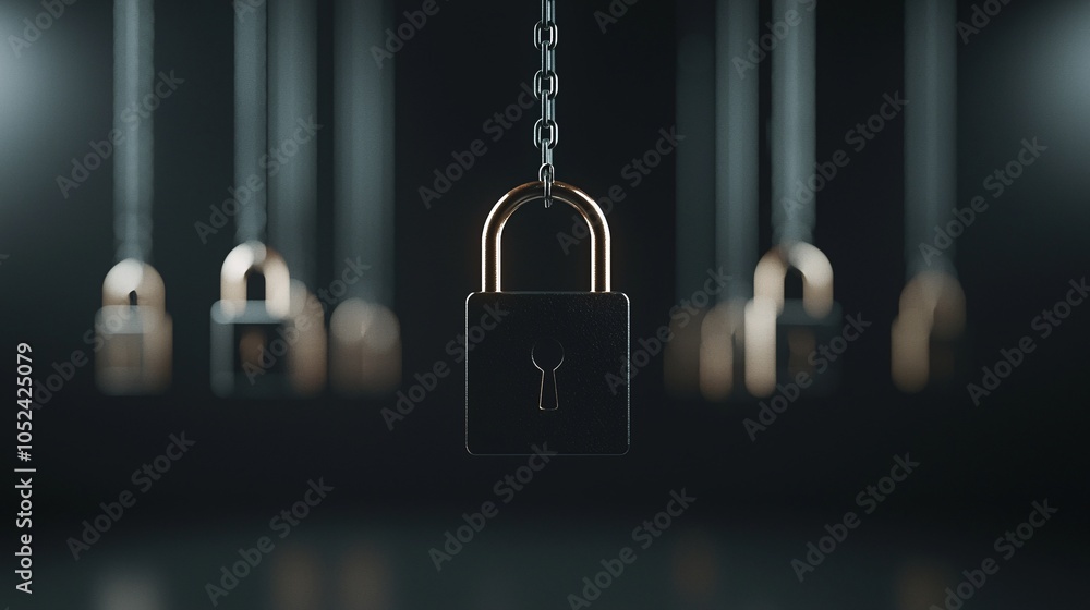 Poster digital freedom open locks and privacy rights - emphasizing data protection and human dignity in a s
