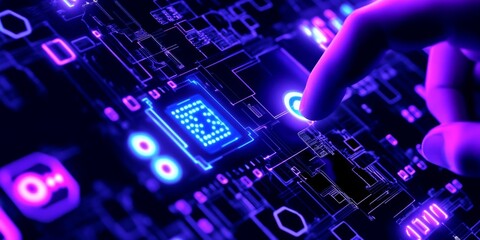 Naklejka premium The Concept of Data Integration Development on Digital Platforms