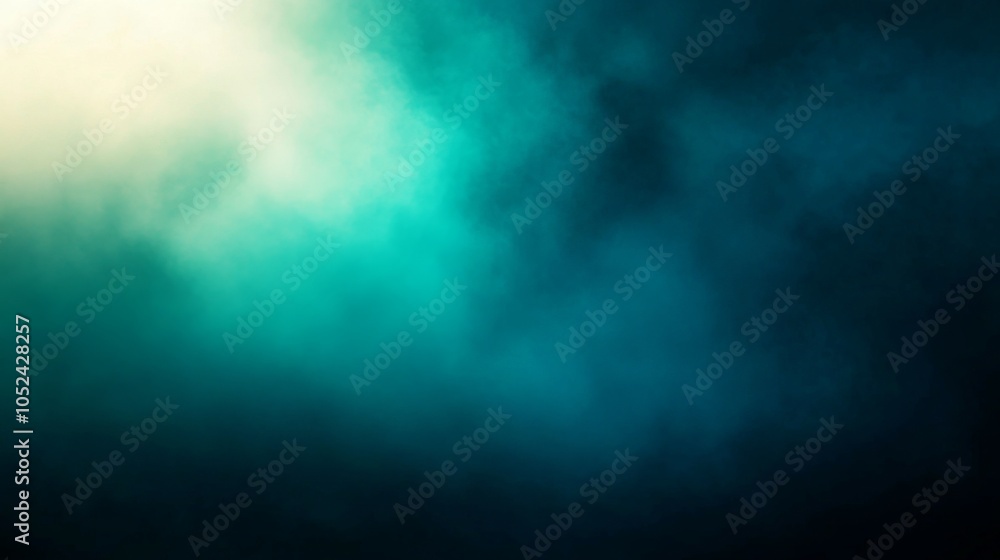 Poster mesmerizing gradient design with a mysterious, misty allure.